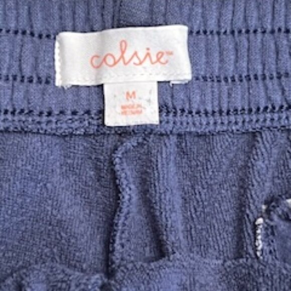 Women’s Colsie blue lounge casual pull-on shorts M - Picture 5 of 5